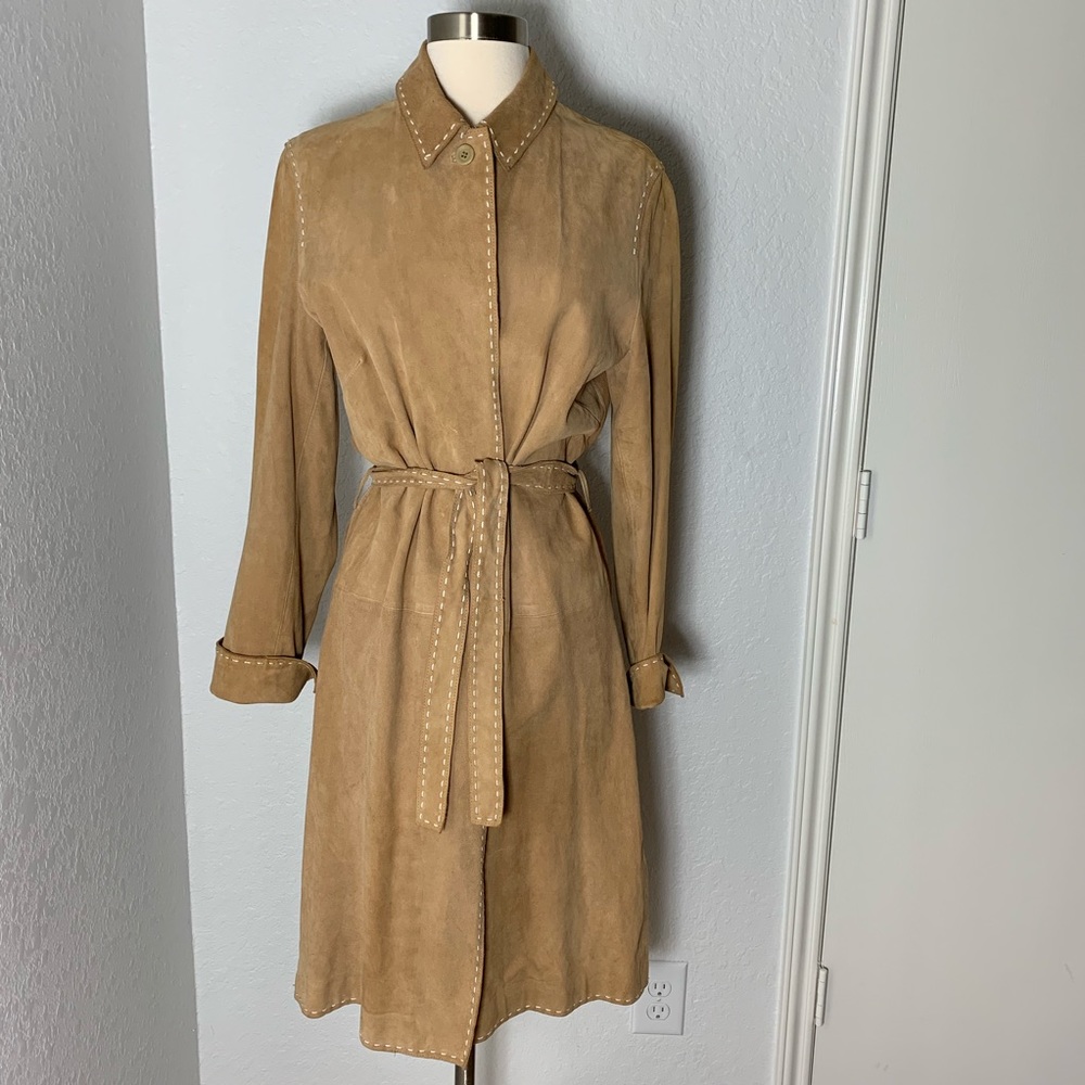 Philippe Adec leather (suede) jacket